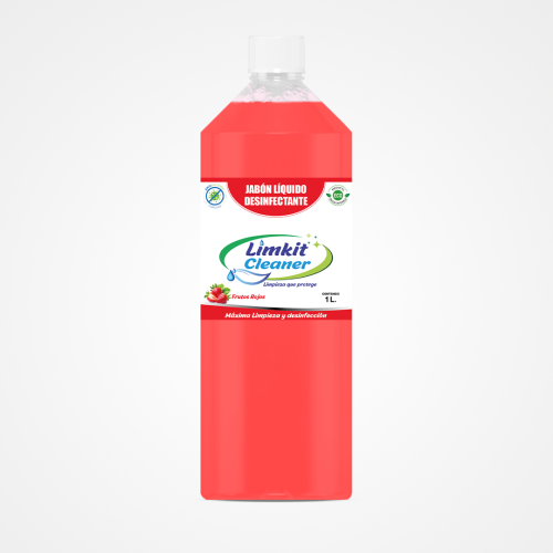 Jabón Líquido Desinfectante Frutos Rojos 1L