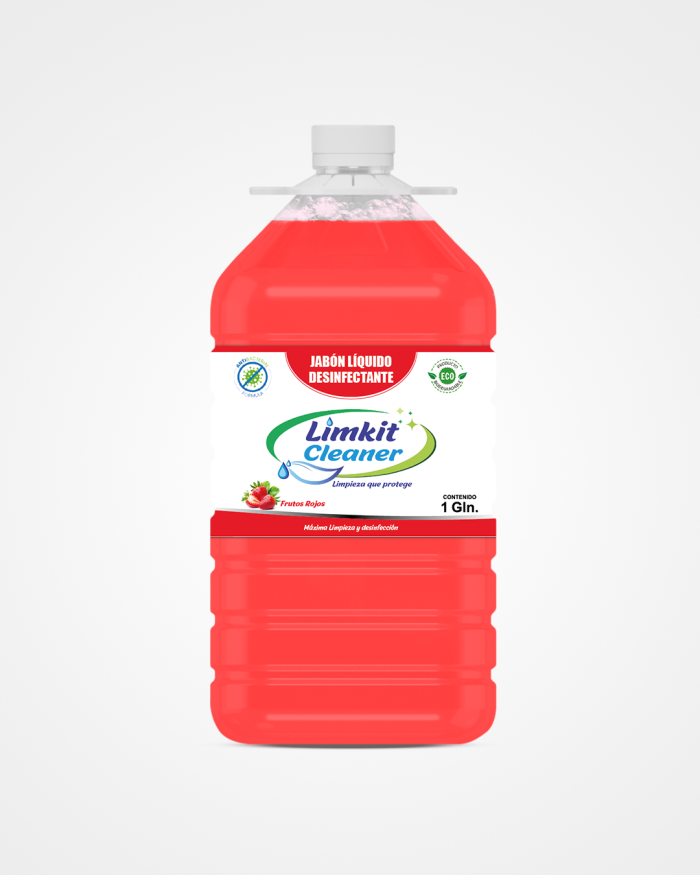 Jabón Líquido Desinfectante Frutos Rojos Galón