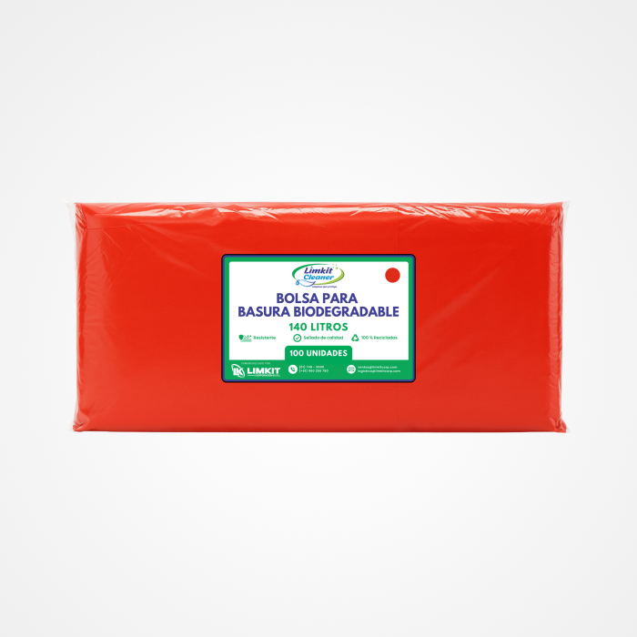 Bolsa de Basura Biodegradable 140 L - Imagen 2